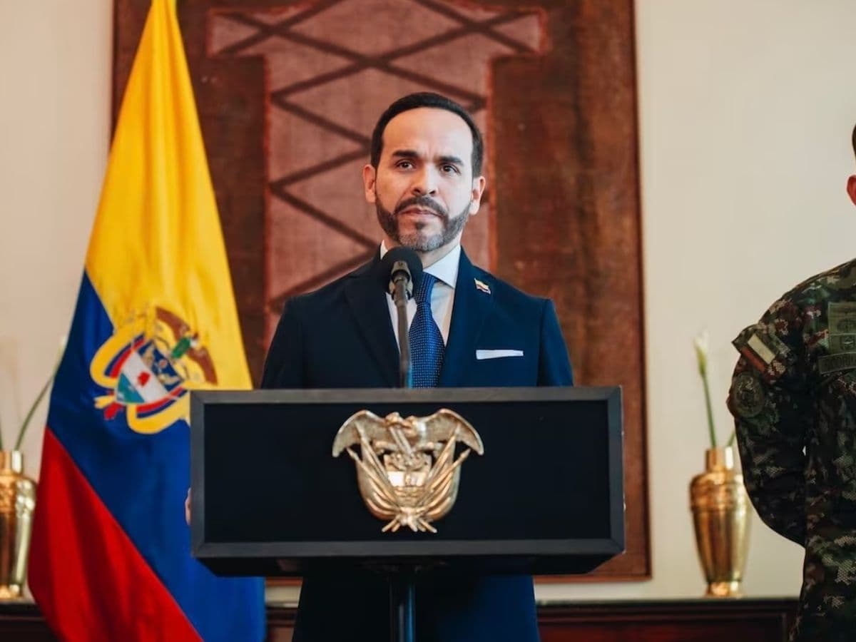 El presidente Abelardo de la Espriella durante una alocución