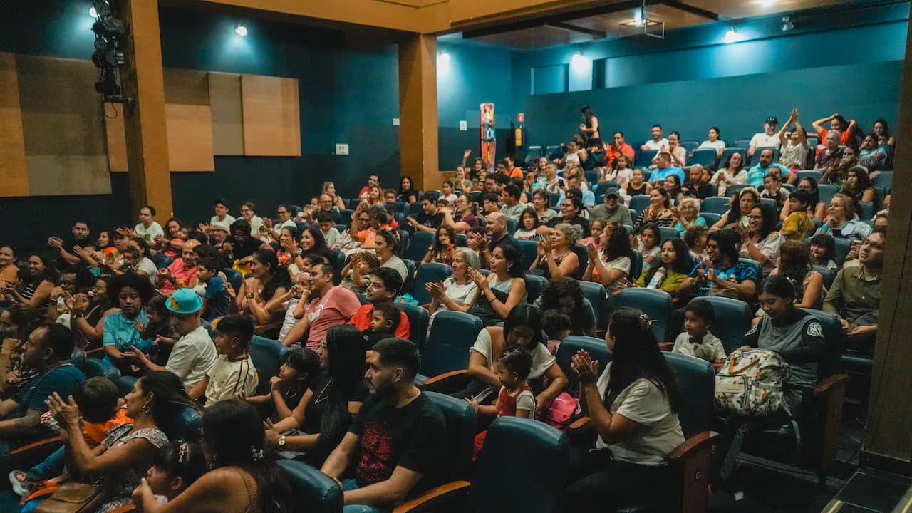 Público en una sala durante una función del Festival Internacional de Cine de Cali