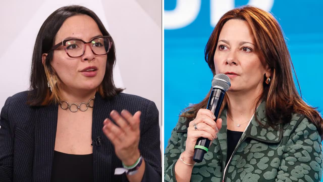 La senadora Jennifer Pedraza y la ministra de Salud, Ana María Vesga