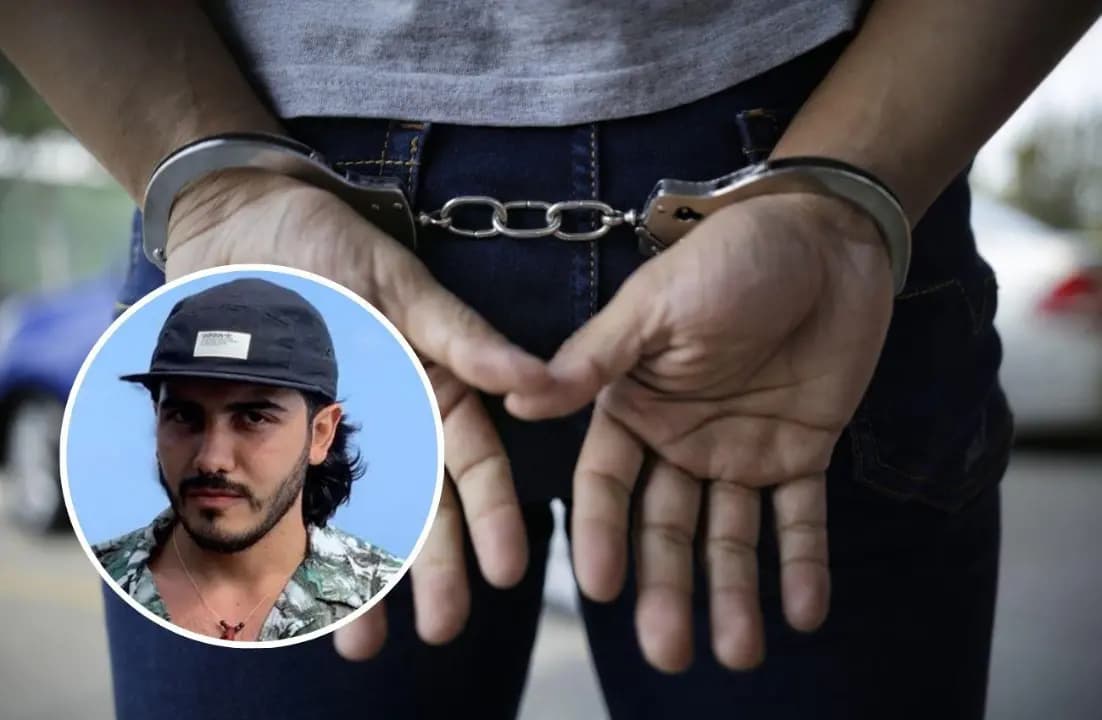 Un hombre esposado tras ser capturado por el caso del ingeniero desaparecido