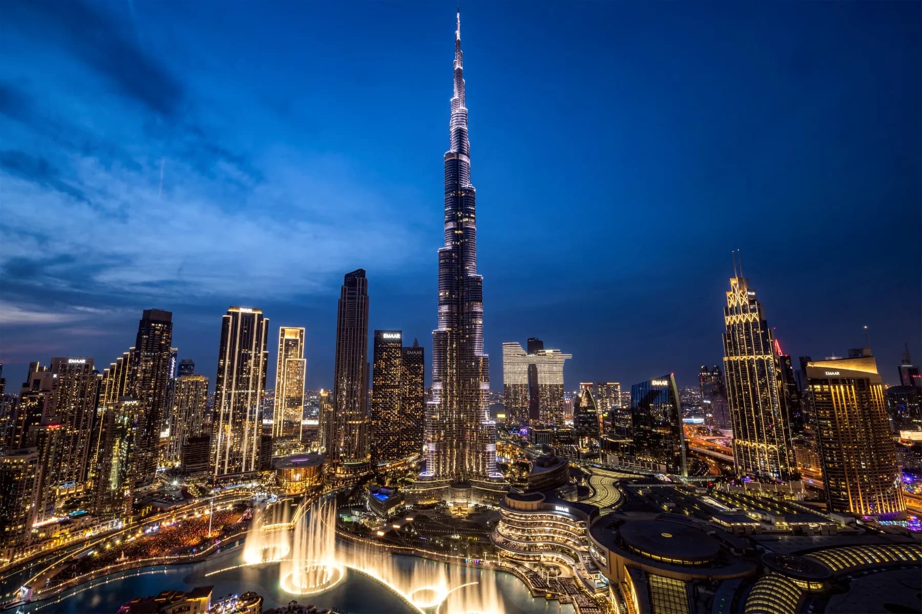 Vista de la ciudad de Dubái, en Emiratos Árabes Unidos