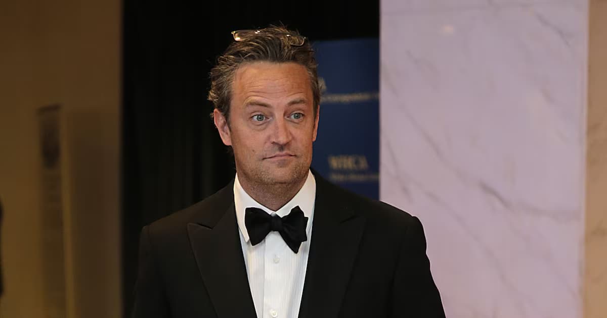El actor Matthew Perry