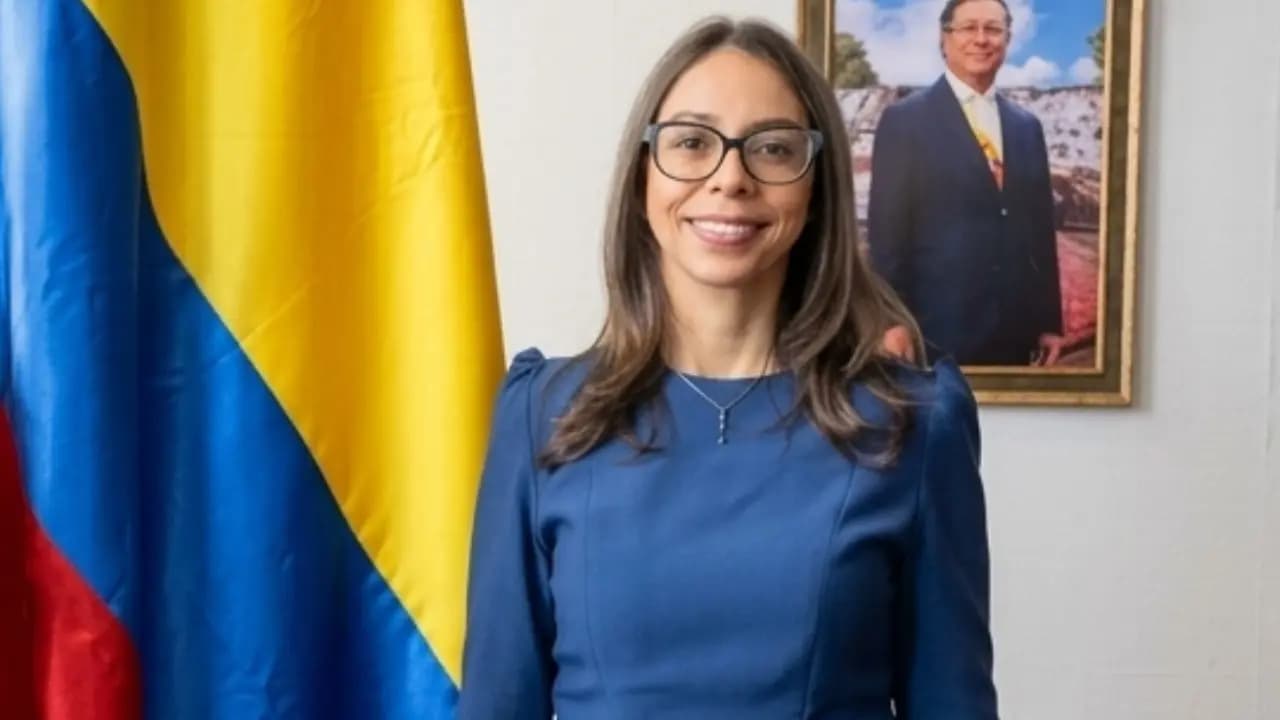 La jurista Carolina Olarte Bácares durante su gestión como embajadora