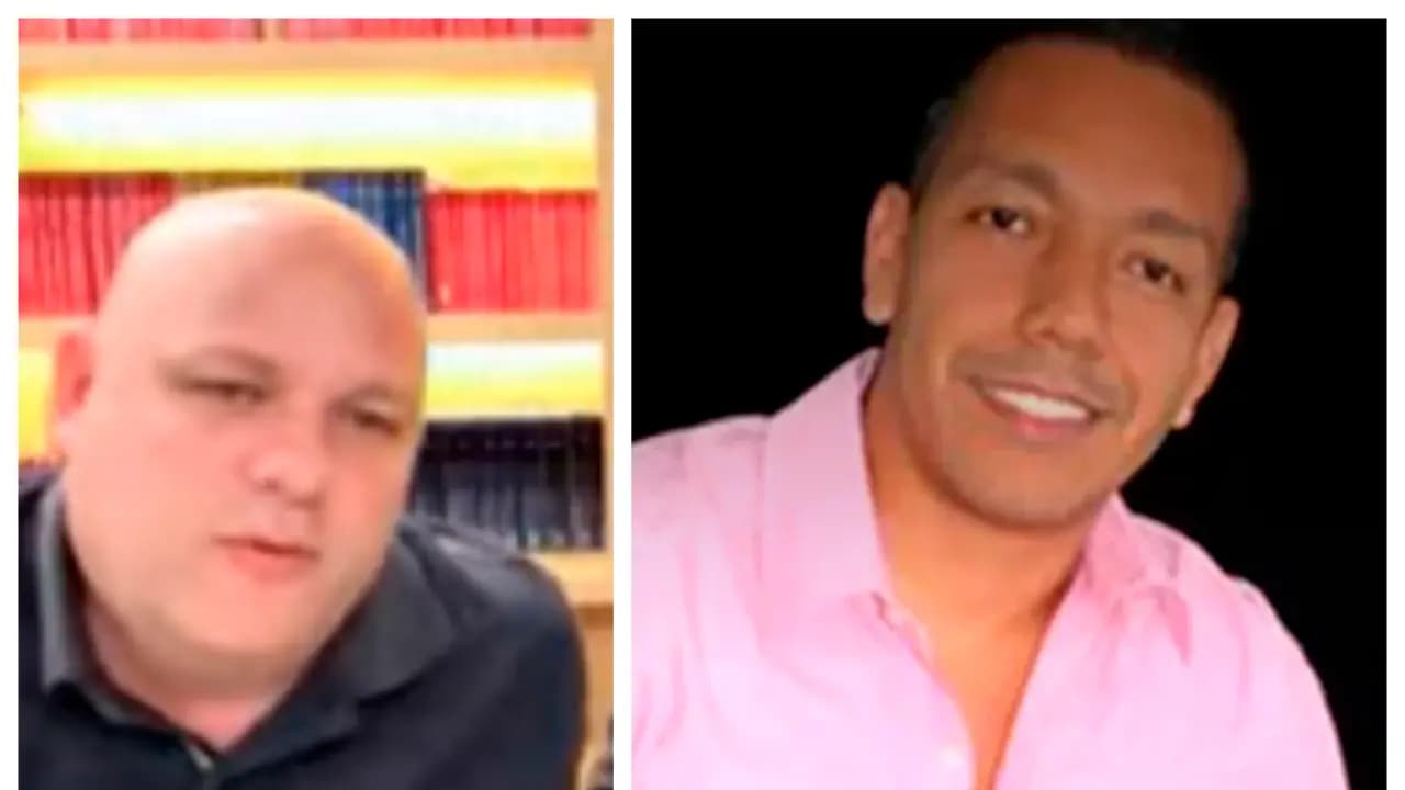 Montaje con fotos de Miguel Quintero y del comerciante de oro Johny Jaramillo, señalados en la declaración de la exdirectora del Inder