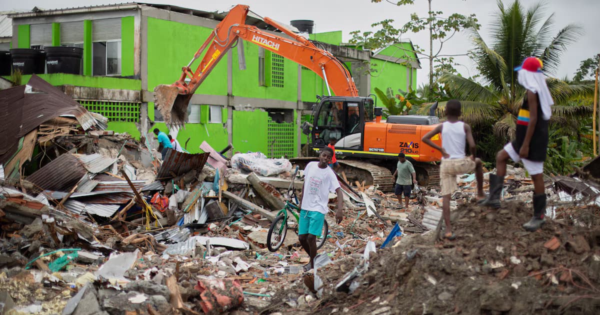 Edificaciones con daños estructurales tras el terremoto en el occidente colombiano
