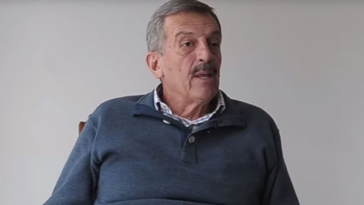 El coronel en retiro Luis Alfonso Plazas Vega durante una comparecencia pública
