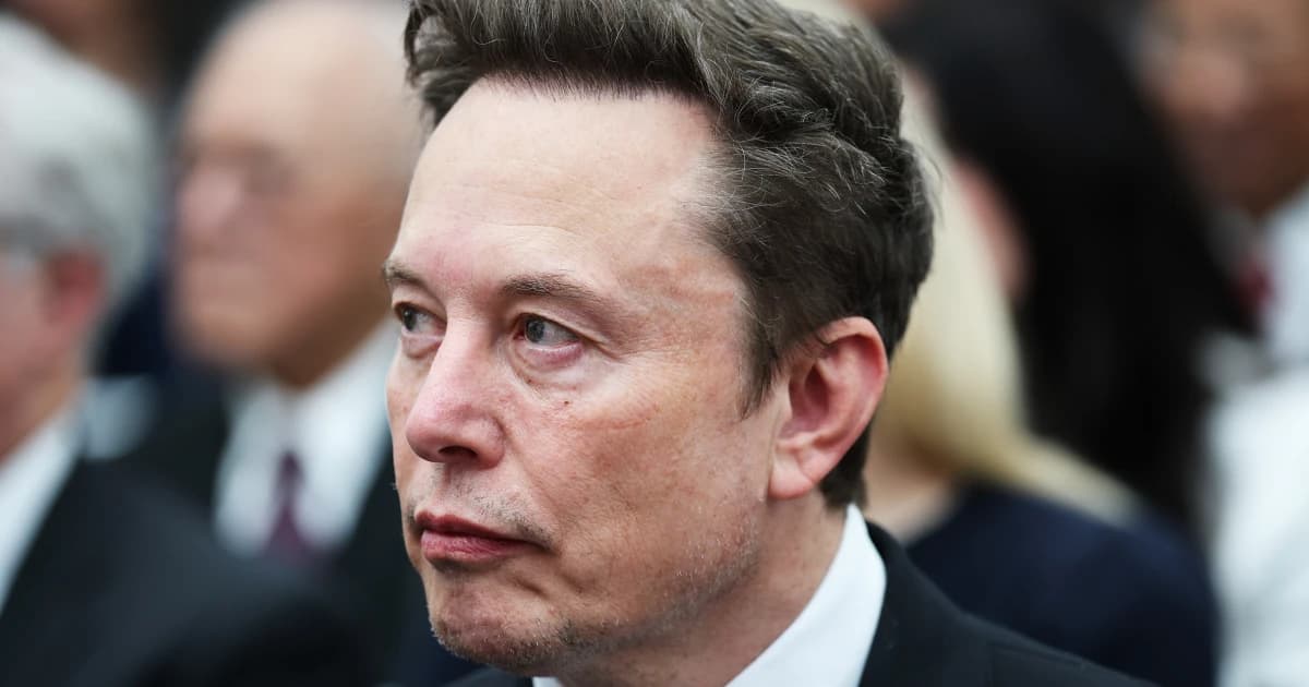 Elon Musk, director ejecutivo de SpaceX, durante un acto público