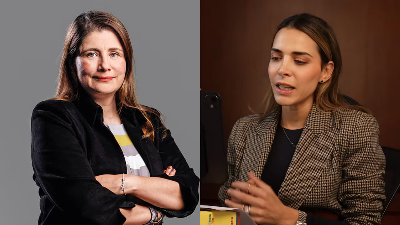 La defensora del Pueblo, Iris Marín, y la senadora María Clara Posada