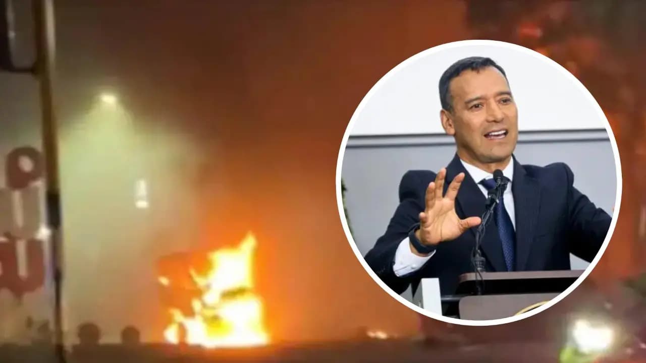 Daños en el comando de la Policía Metropolitana de Cúcuta tras el atentado con camión bomba
