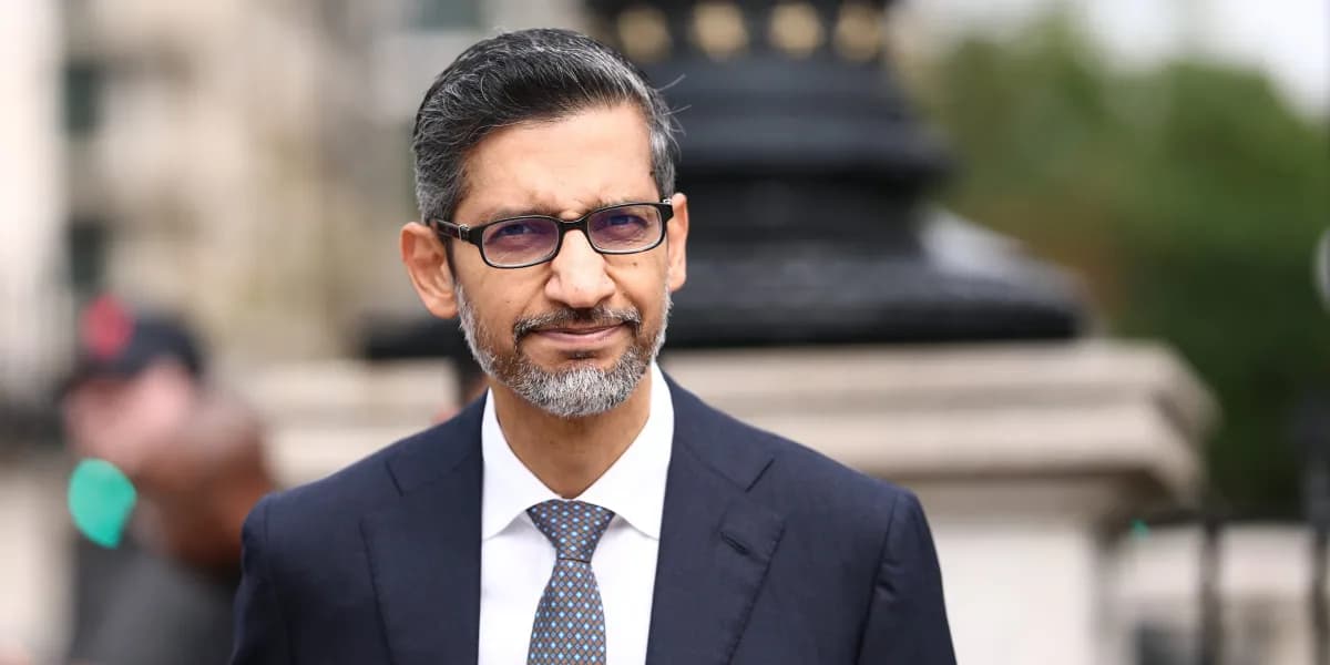 Sundar Pichai, director ejecutivo de Alphabet y Google