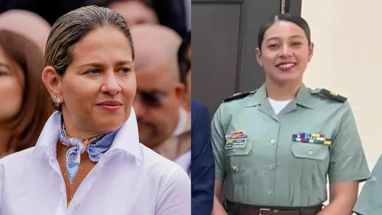 Verónica Alcocer, ex primera dama, y la capitana de la Policía Kelly Daniela Lozano, quien estuvo a cargo de su seguridad