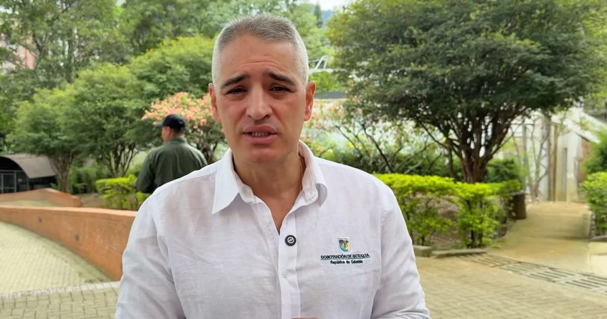 El gobernador de Antioquia, Andrés Julián Rendón