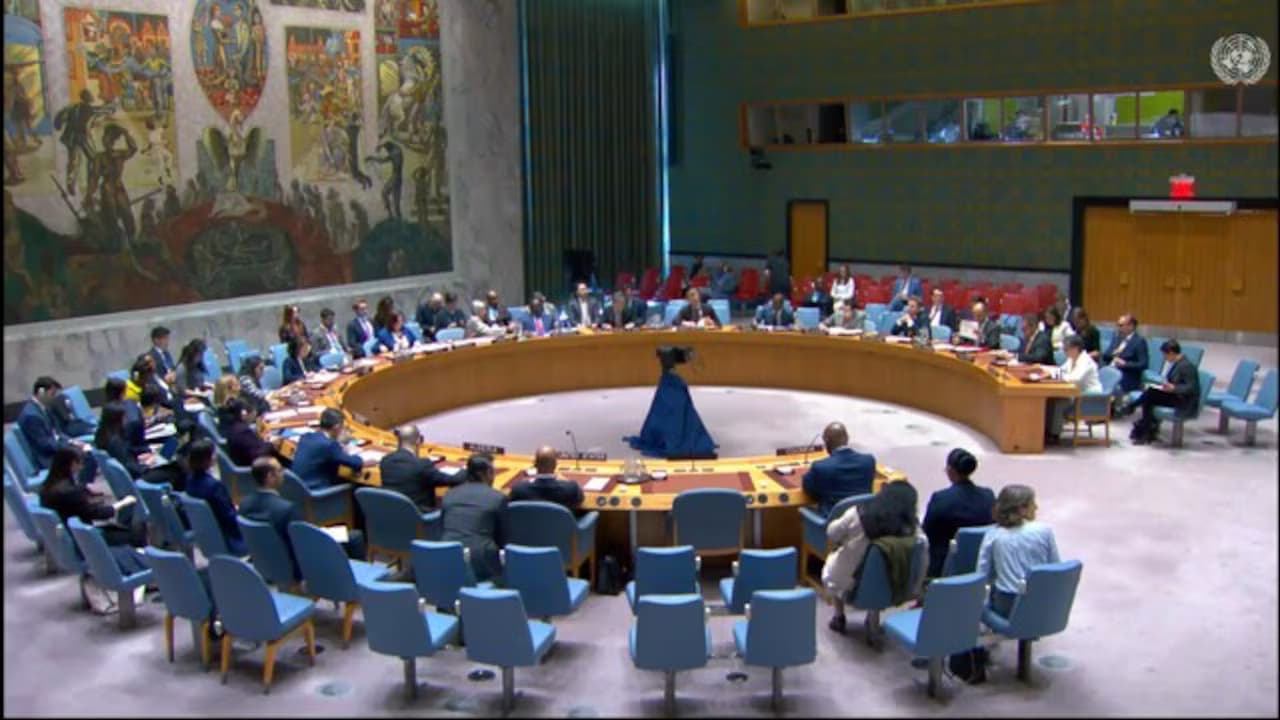 Sesión del Consejo de Seguridad de las Naciones Unidas en Nueva York