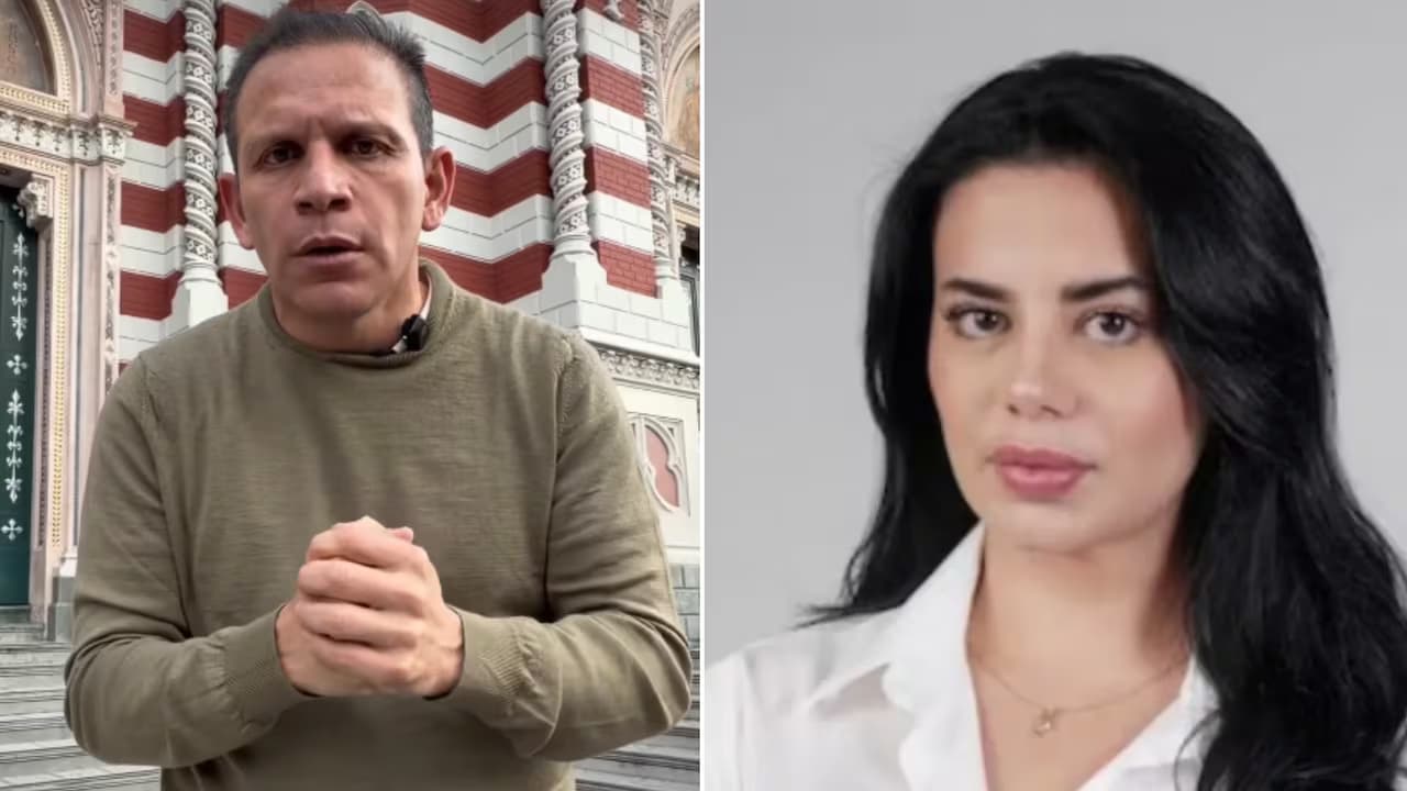 El senador Germán Rodríguez y la senadora Alejandra Omaña