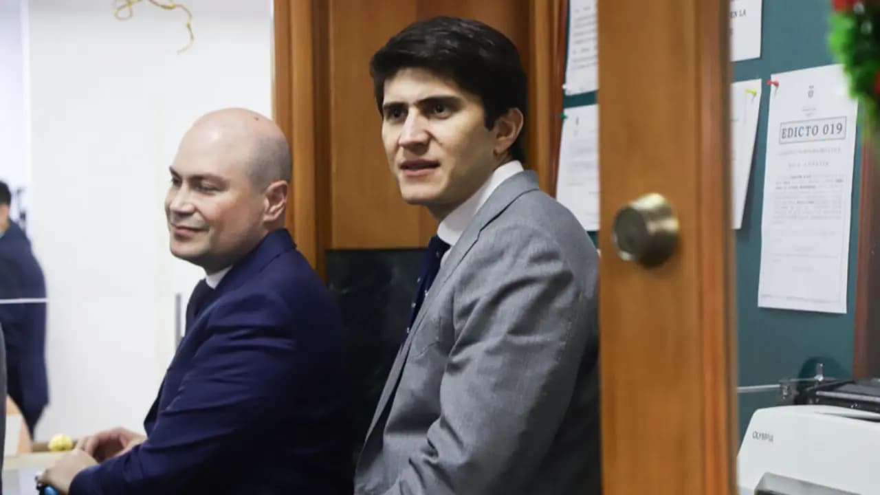 Wadith Manzur en una diligencia judicial