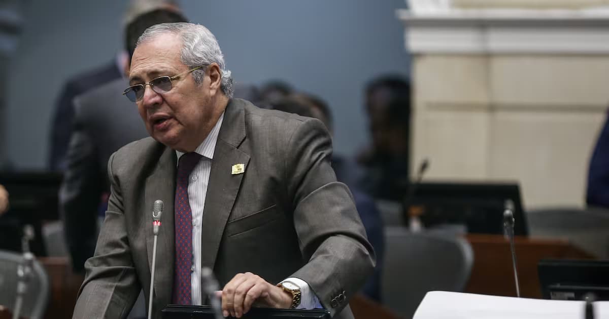 Iván Name interviene en la plenaria del Senado