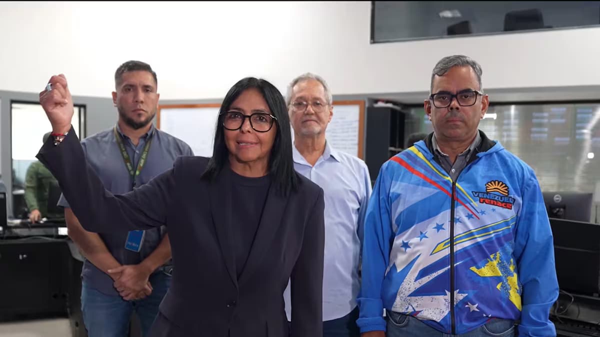 Delcy Rodríguez, presidenta encargada de Venezuela