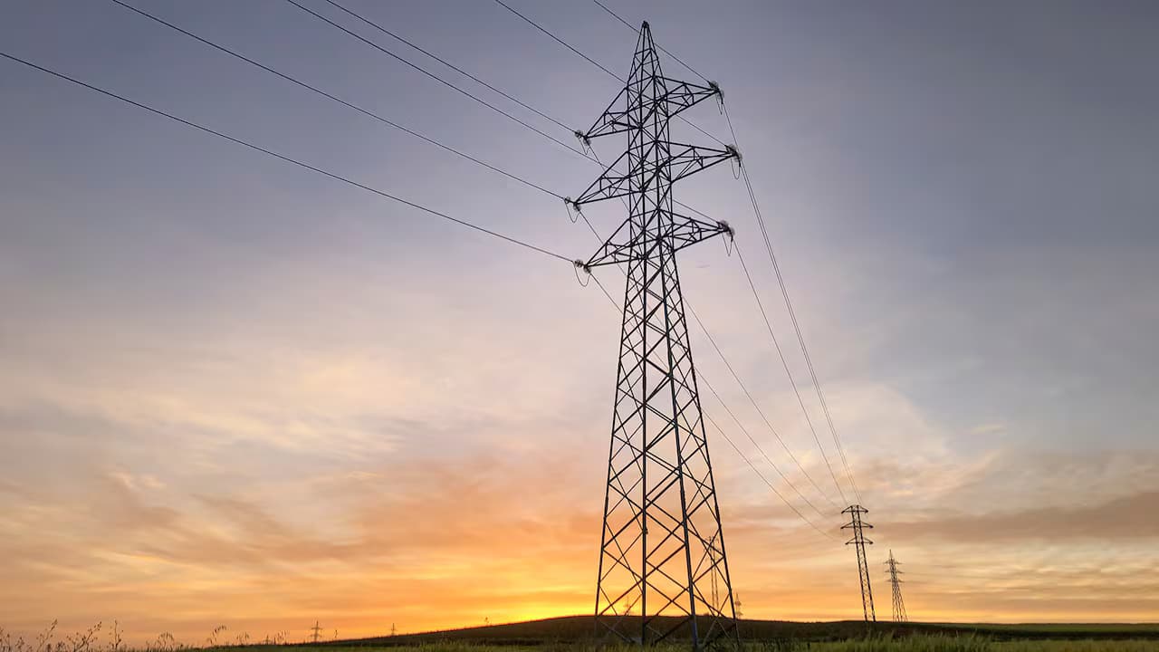 Torres de transmisión eléctrica en La Guajira