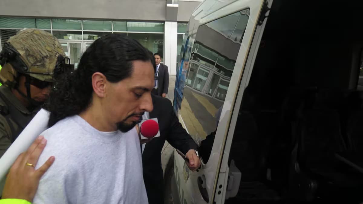David Murcia Guzmán, fundador de DMG, escoltado por la Policía
