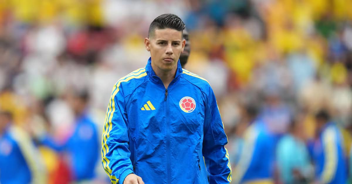 James Rodríguez durante un partido
