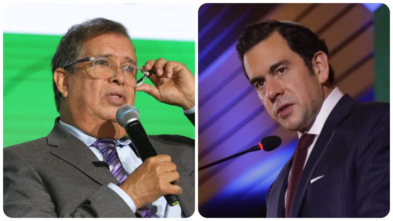 Los ministros de Ambiente, Fabio Arjona, y del Interior, Rodrigo Lara