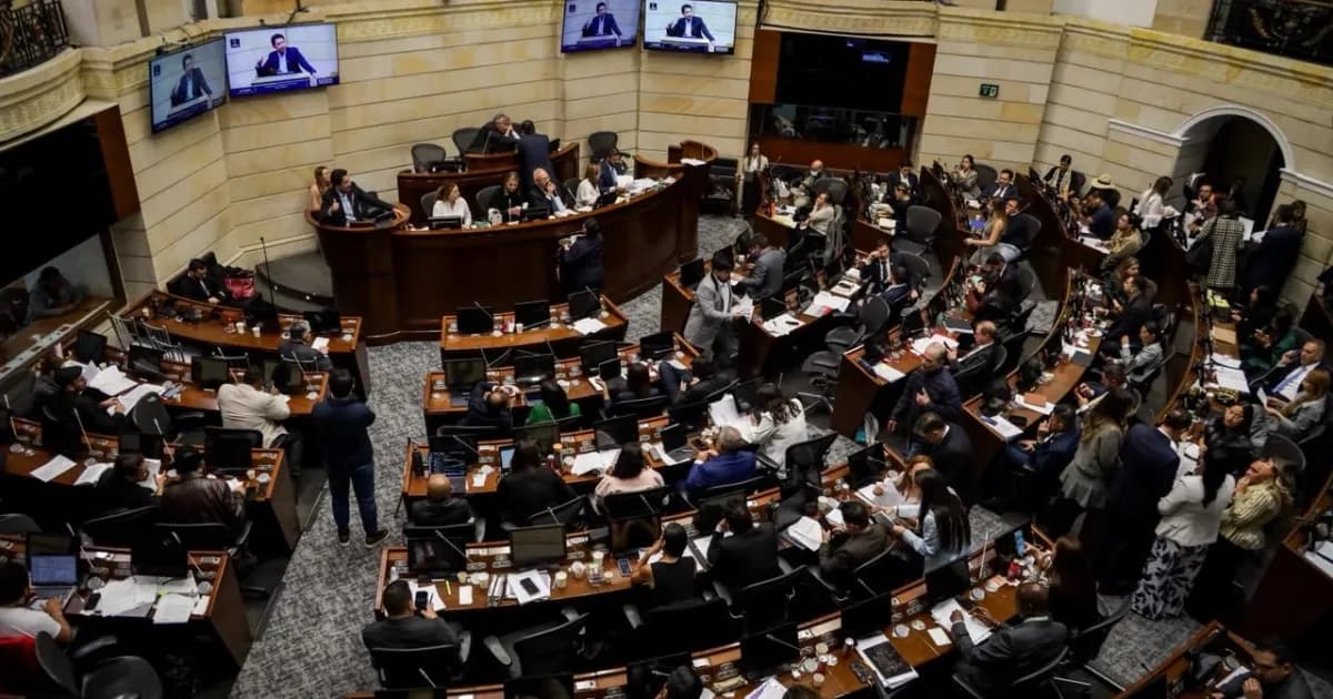 Vista general de una sesión en el Capitolio Nacional