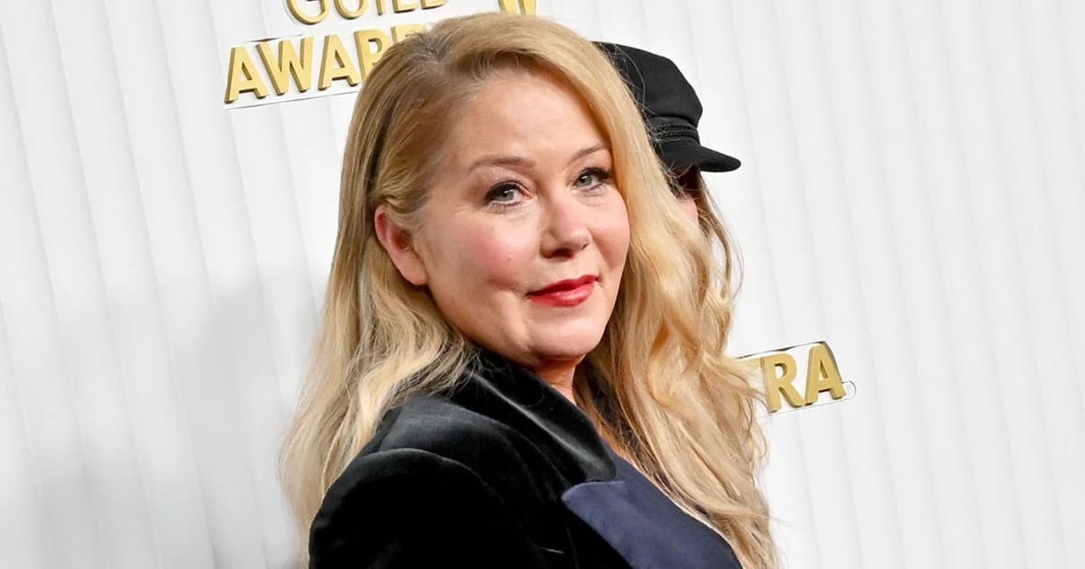 Christina Applegate en la alfombra de los premios del Sindicato de Actores