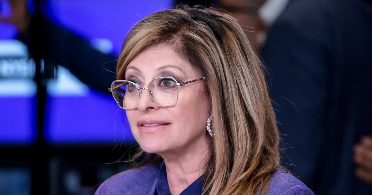 La presentadora Maria Bartiromo