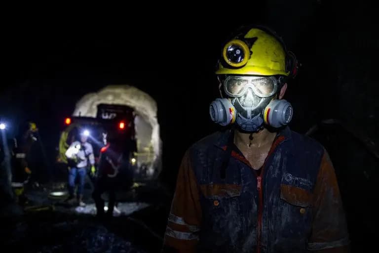 Instalaciones de la mina de Zijin Continental Gold en Buriticá, Antioquia