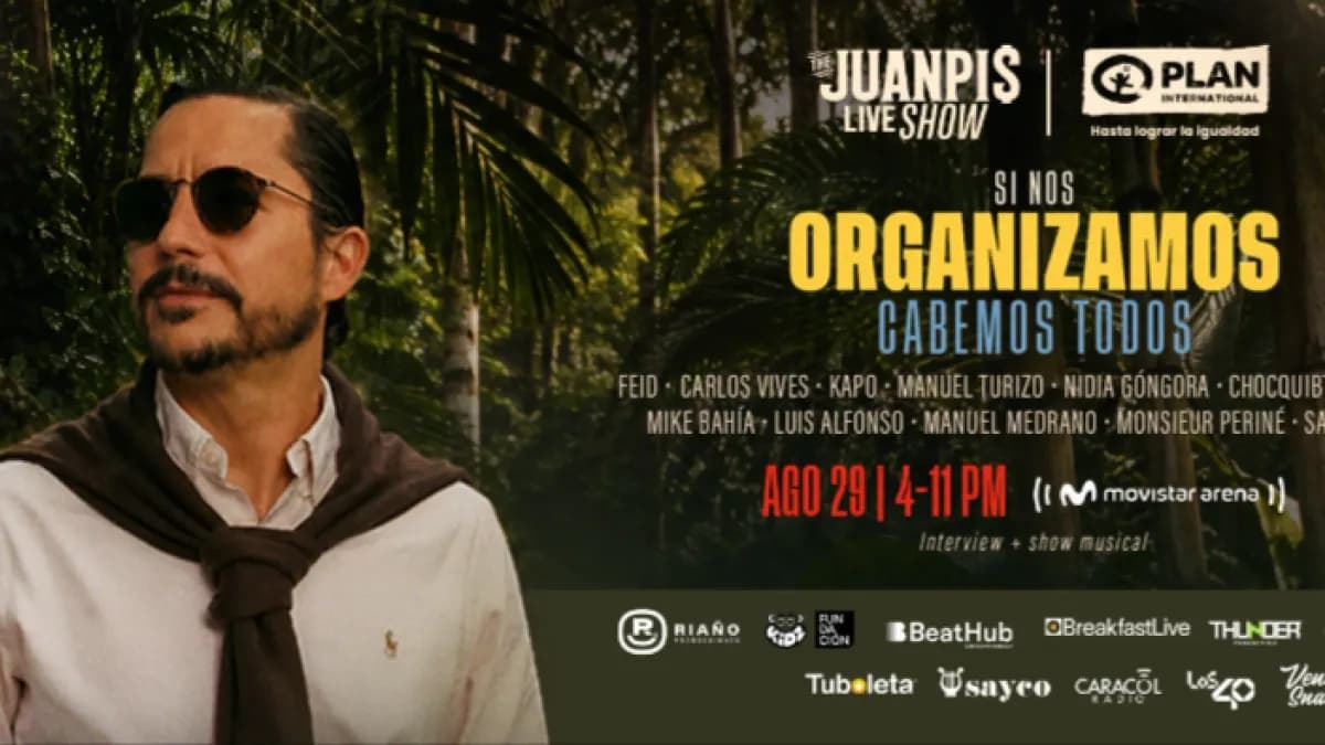 Cartel de artistas colombianos convocados a la jornada solidaria por las víctimas del terremoto del Chocó