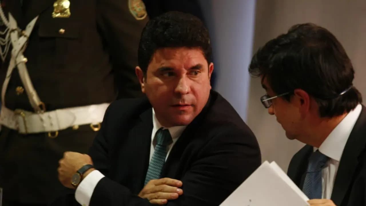 El excongresista Germán Olano, en una diligencia judicial