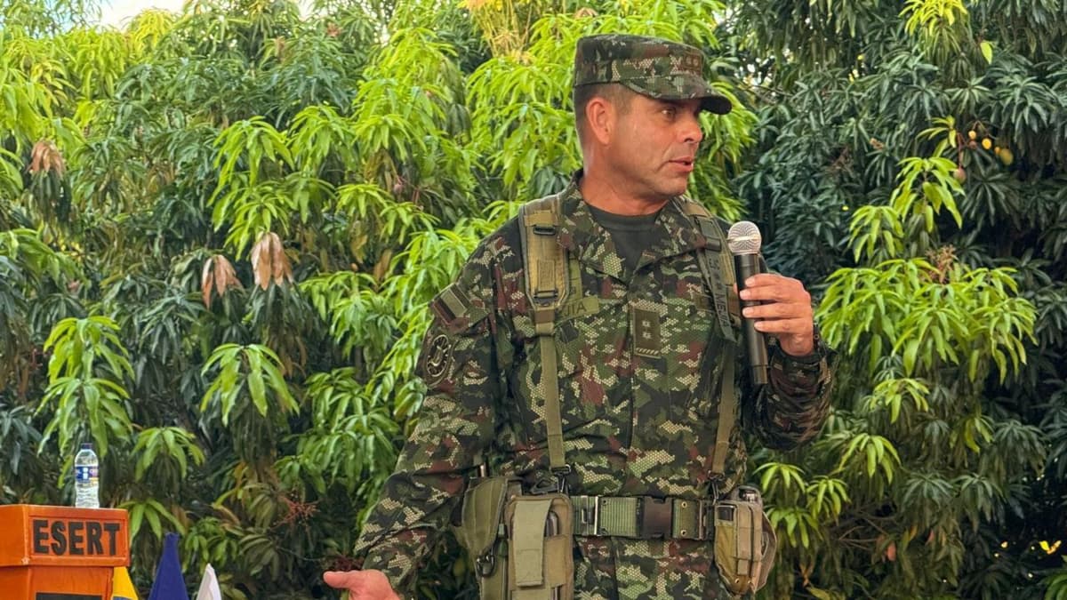 Tropas del Ejército en operación en el Cauca