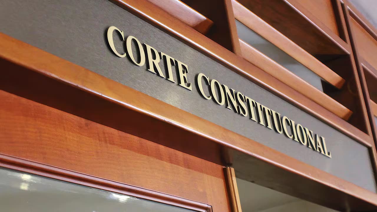 Fachada de la sala de la Corte Constitucional