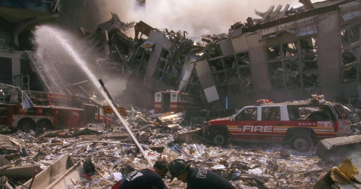 Las Torres Gemelas del World Trade Center el 11 de septiembre de 2001