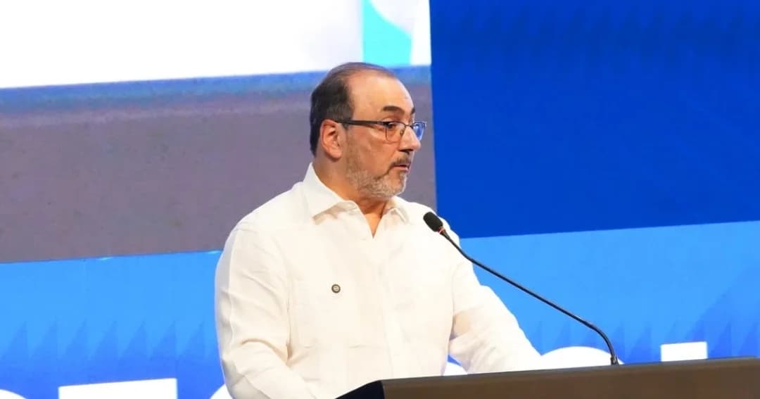 Sergio Díaz-Granados, presidente ejecutivo de CAF, durante una intervención