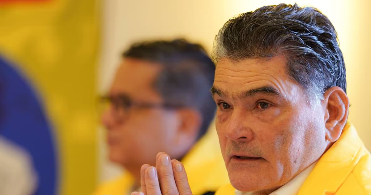 El procurador general Gregorio Eljach Pacheco durante una intervención pública