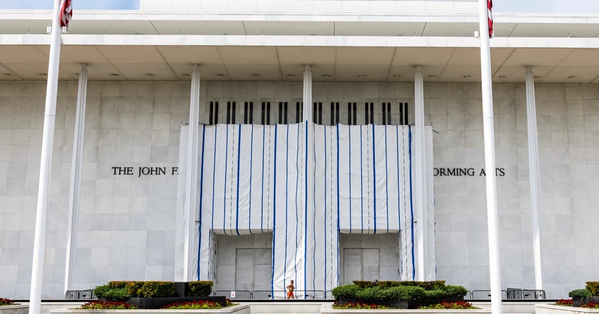 Fachada del Kennedy Center de Washington