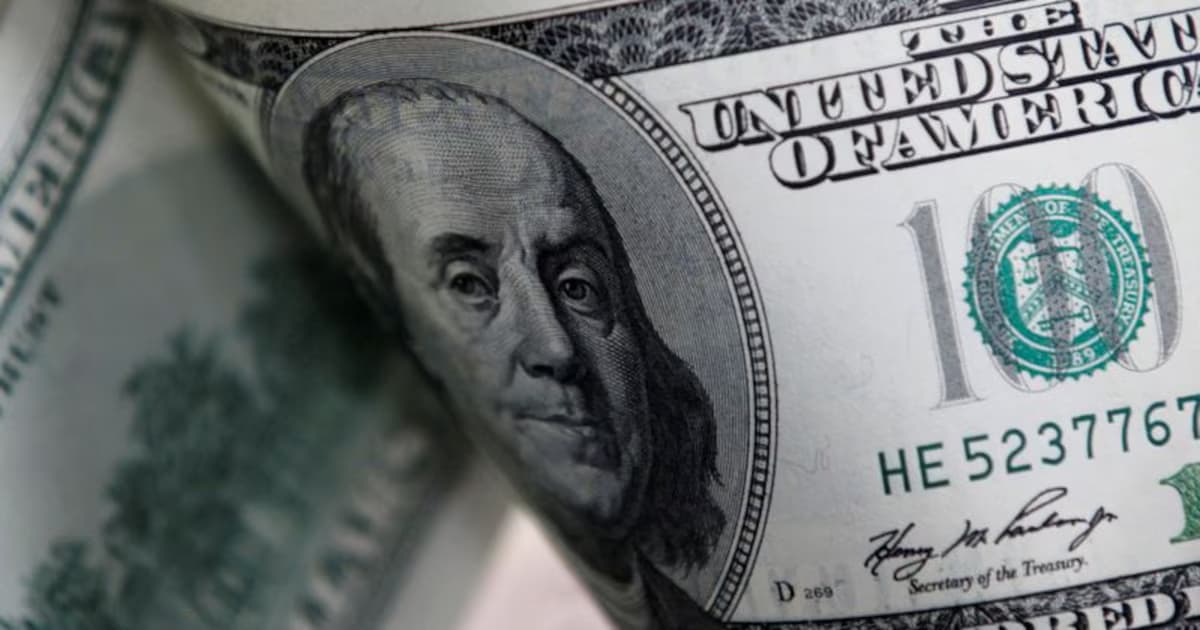 Detalle de un billete de 100 dólares