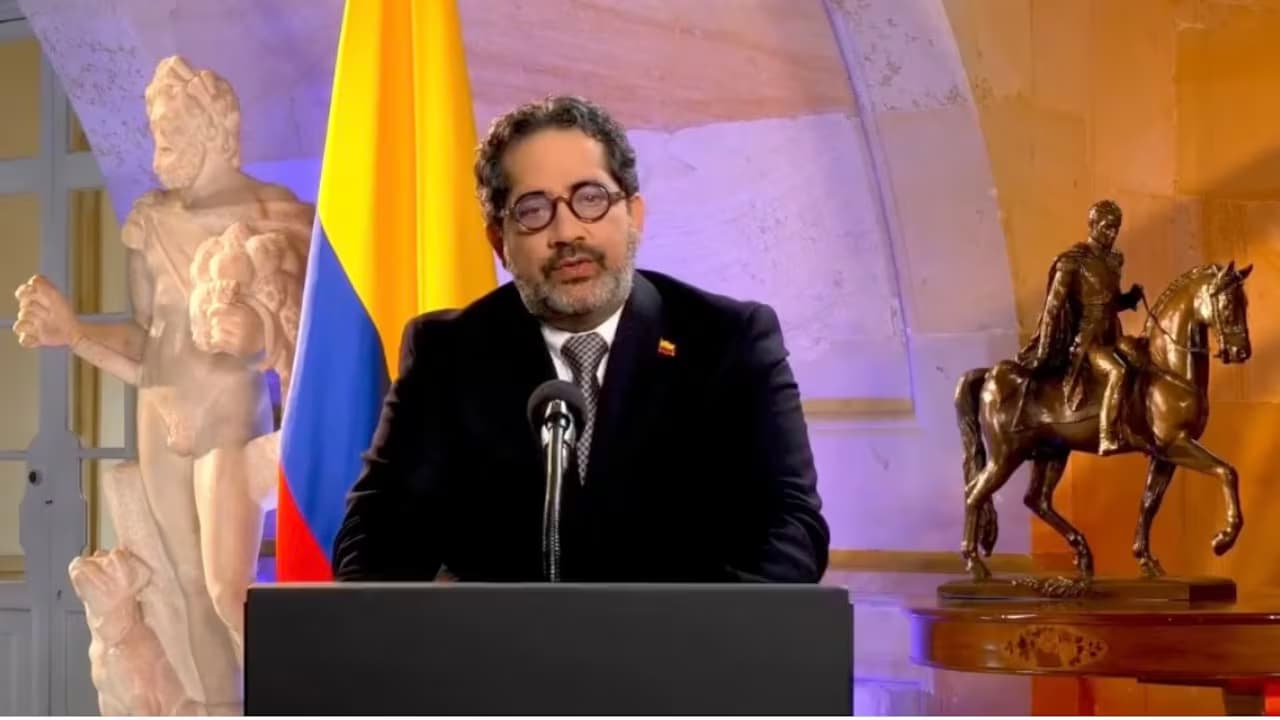 Miller Soto, vocero del Gobierno, durante una declaración