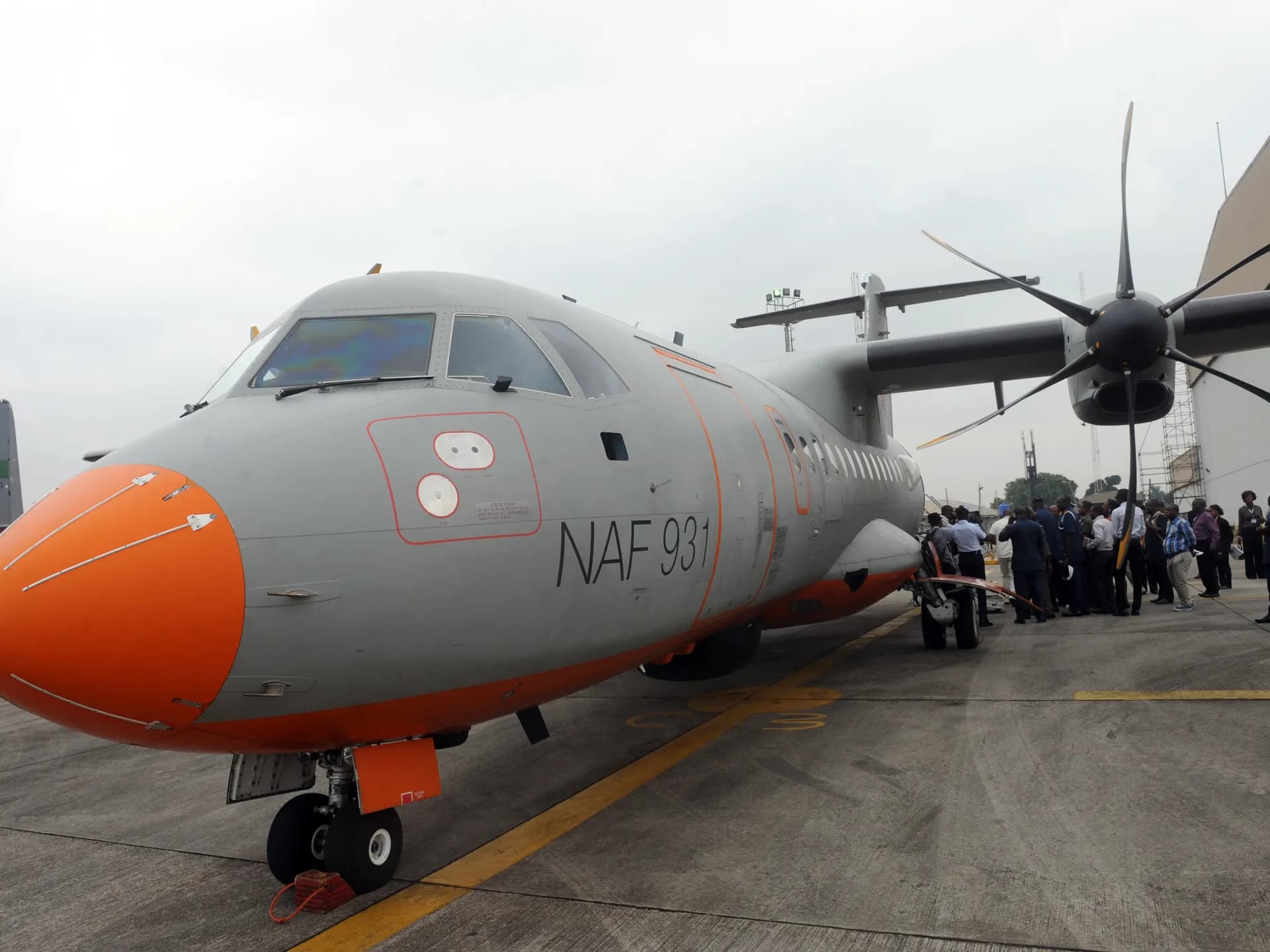 El avión ATR-42 NAF 931 de la Fuerza Aérea de Nigeria, en una imagen de archivo de 2014