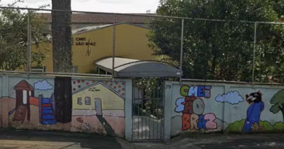 Fachada del Centro Municipal de Educación Infantil São Braz, en Curitiba, Brasil