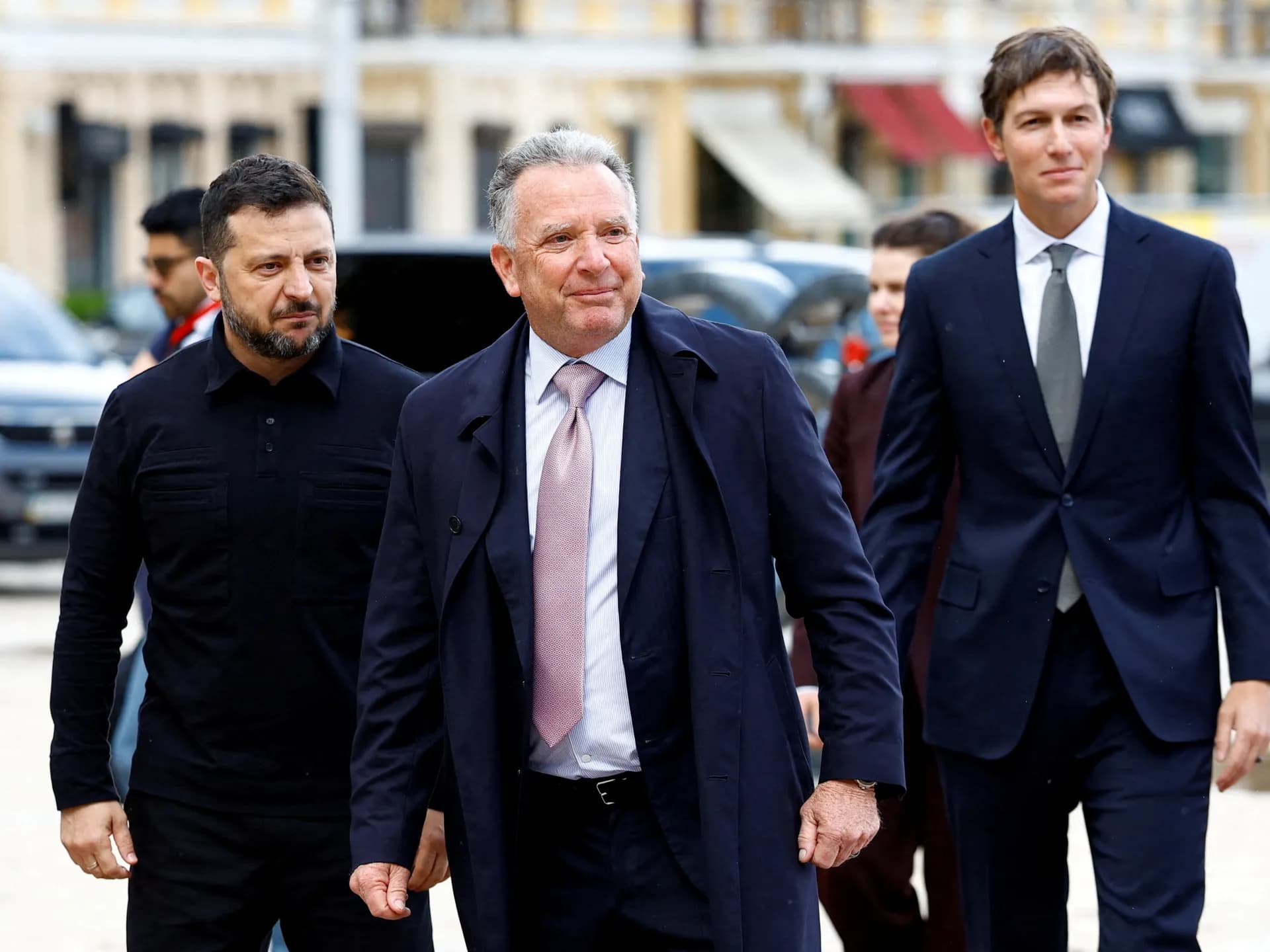 Volodímir Zelenski recibe a Jared Kushner y Steve Witkoff en Kiev