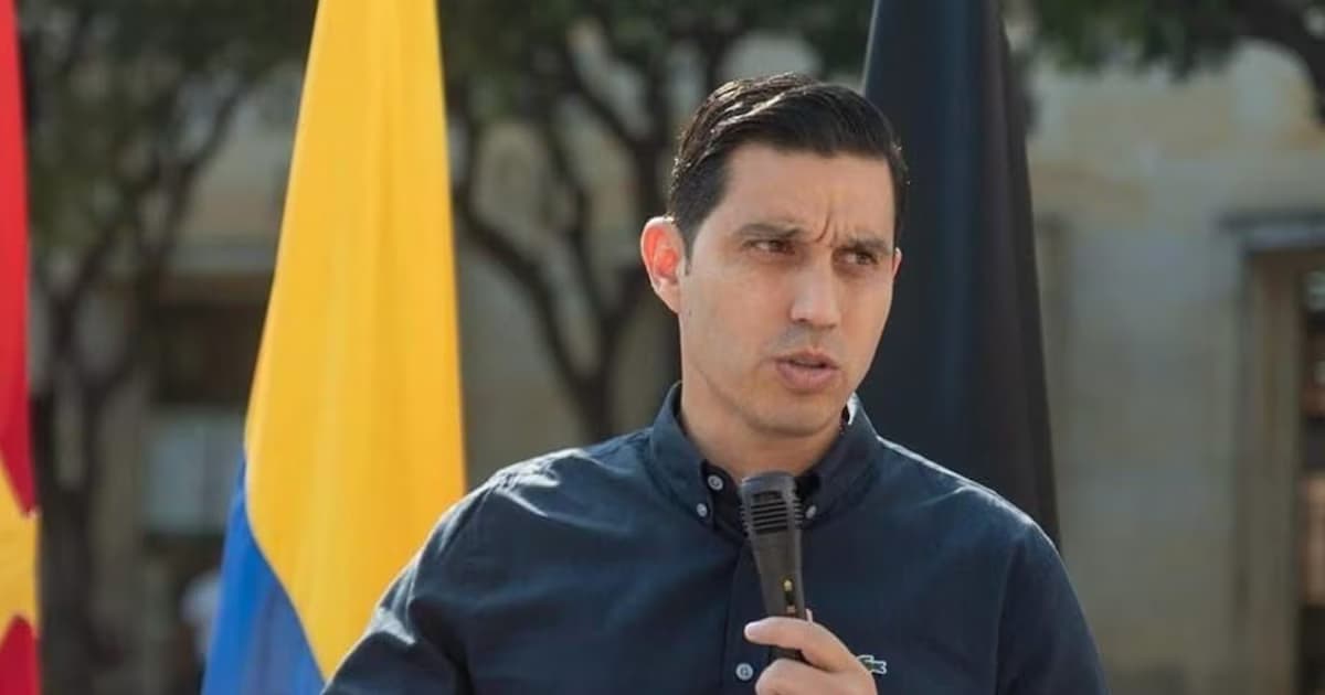 Miguel Castellanos, exsecretario de Gobierno de Cúcuta, durante una intervención pública