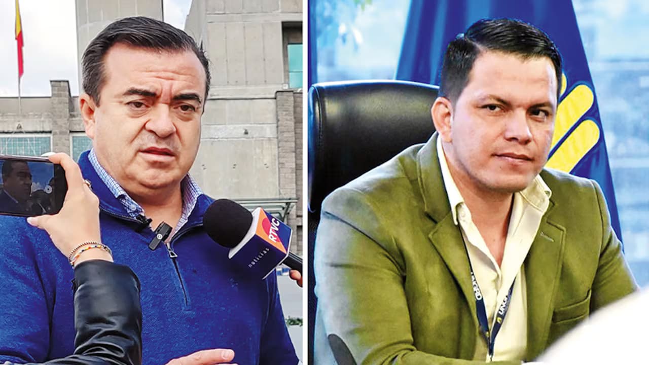 Olmedo López, exdirector de la UNGRD, y Sneyder Pinilla, exsubdirector de la entidad