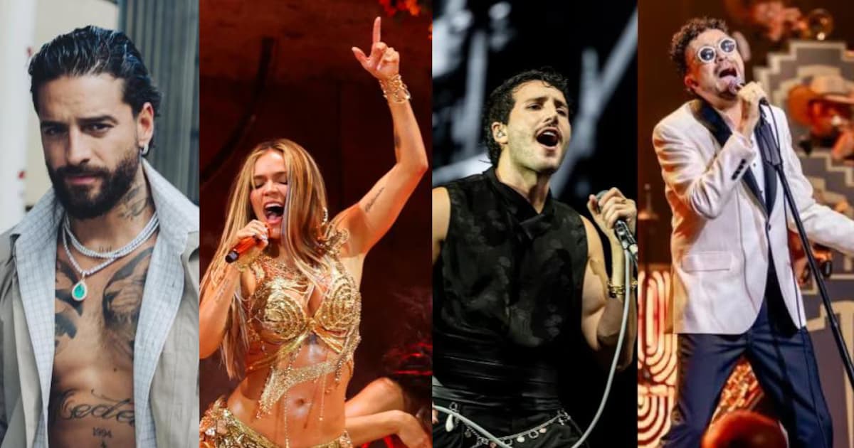 Artistas del concierto benéfico Voces por la Vida en Colombia