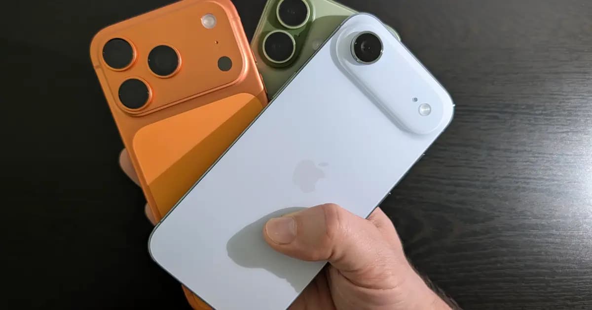 Teléfonos iPhone en exhibición