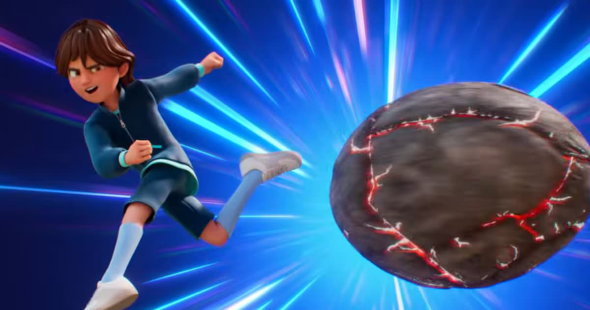 Imagen de «Messi y los gigantes», serie animada de Disney+