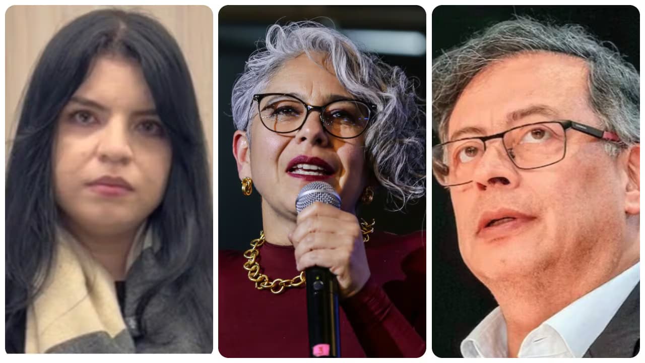 Deicy Jiménez, la senadora María José Pizarro y el expresidente Gustavo Petro