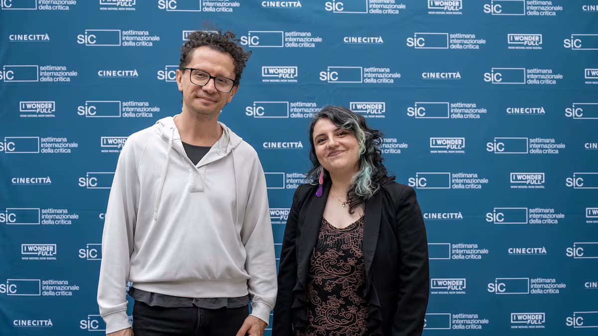 Bibiana Rojas Gómez y Juan David Cárdenas en la Semana Internacional de la Crítica