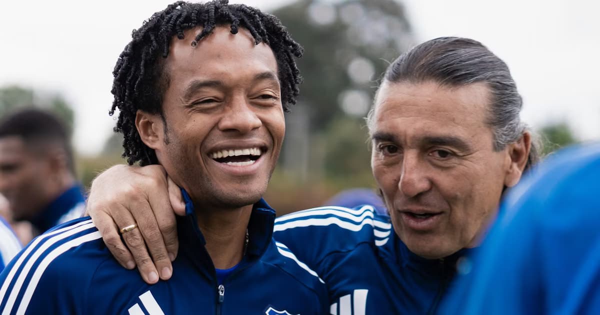 Juan Guillermo Cuadrado con la camiseta de Millonarios